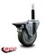 Service Caster 4'' Gray Poly Swivel 3/4'' Expanding Stem Caster with Brake SCC-EX20S414-PPUB-PLB-34 - alternate 3